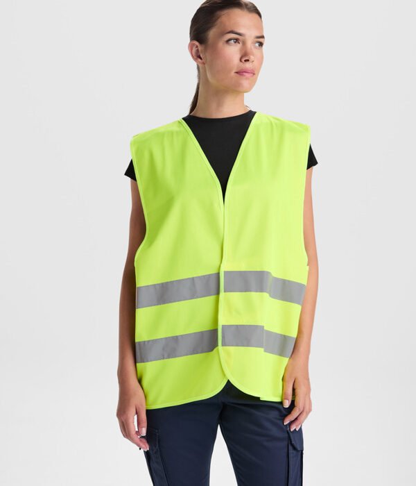 Chaleco Alta Visibilidad Roly Sirio 5063 Seguridad Laboral