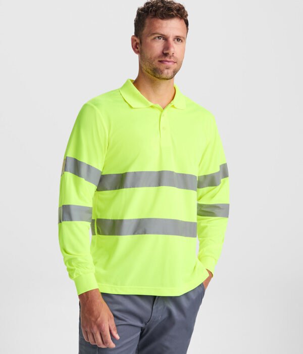 Polo Alta Visibilidad Roly Polaris L/S 9306 Hombre