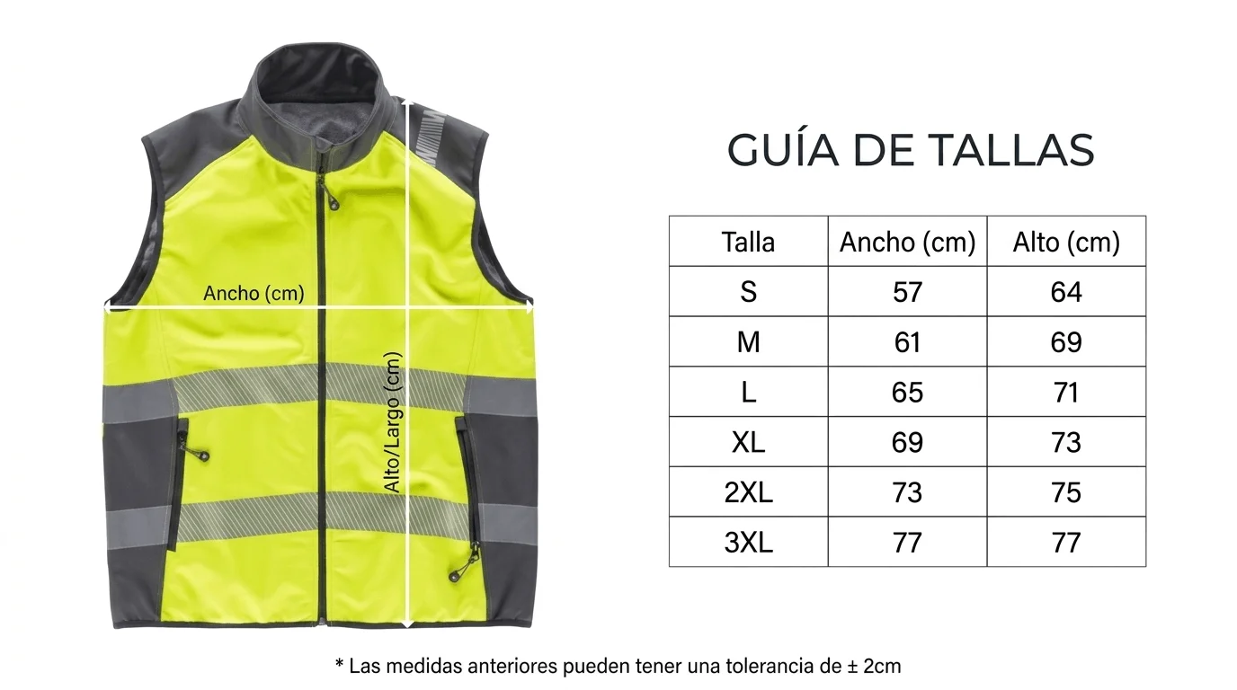 Chaleco Workshell de Alta Visibilidad